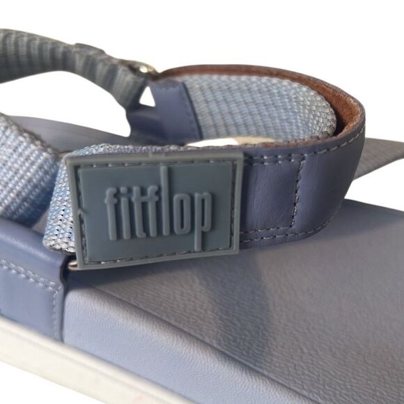 Fitflop Loosh Wild Lavender Webbing Z-Strap Adjustable Sandal Size 10 - Picture 8 of 10